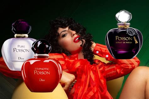 dior poison perfume range.